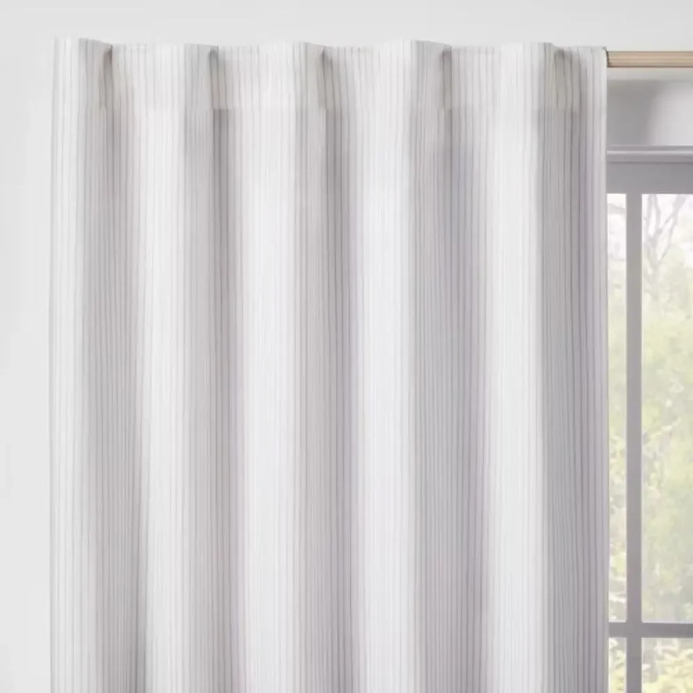 Pillowfort Mini Striped Kids' Blackout 42x63 Back Tab Curtain Panel* 09704776